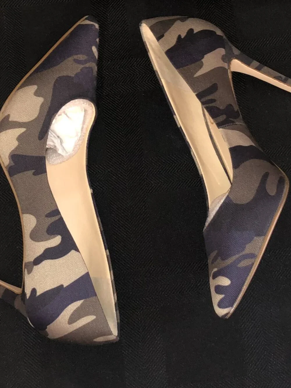 Jessica Simpson Carpena Camo Pump Heels Women Size 7.5 M Fatigue Camouflage